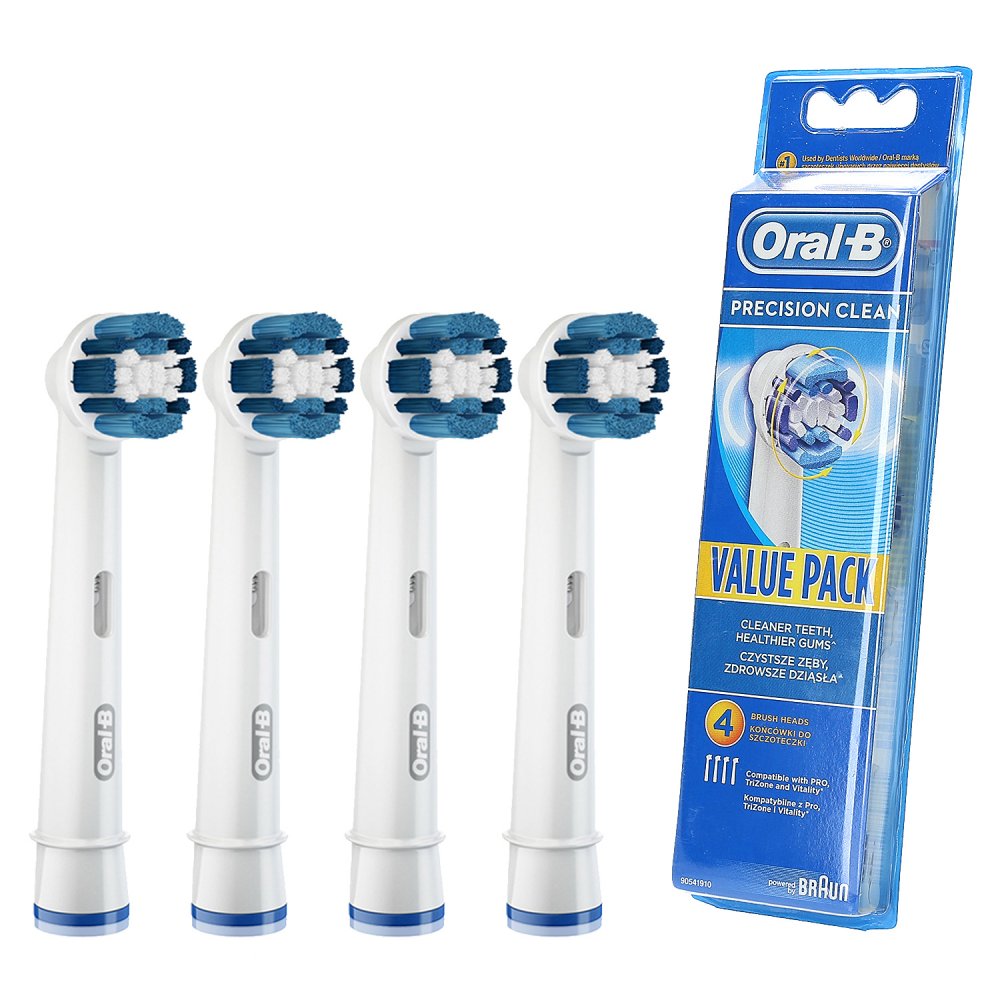 Końcówki do szczoteczki elektrycznej BRAUN ORAL B Precision Clean 4