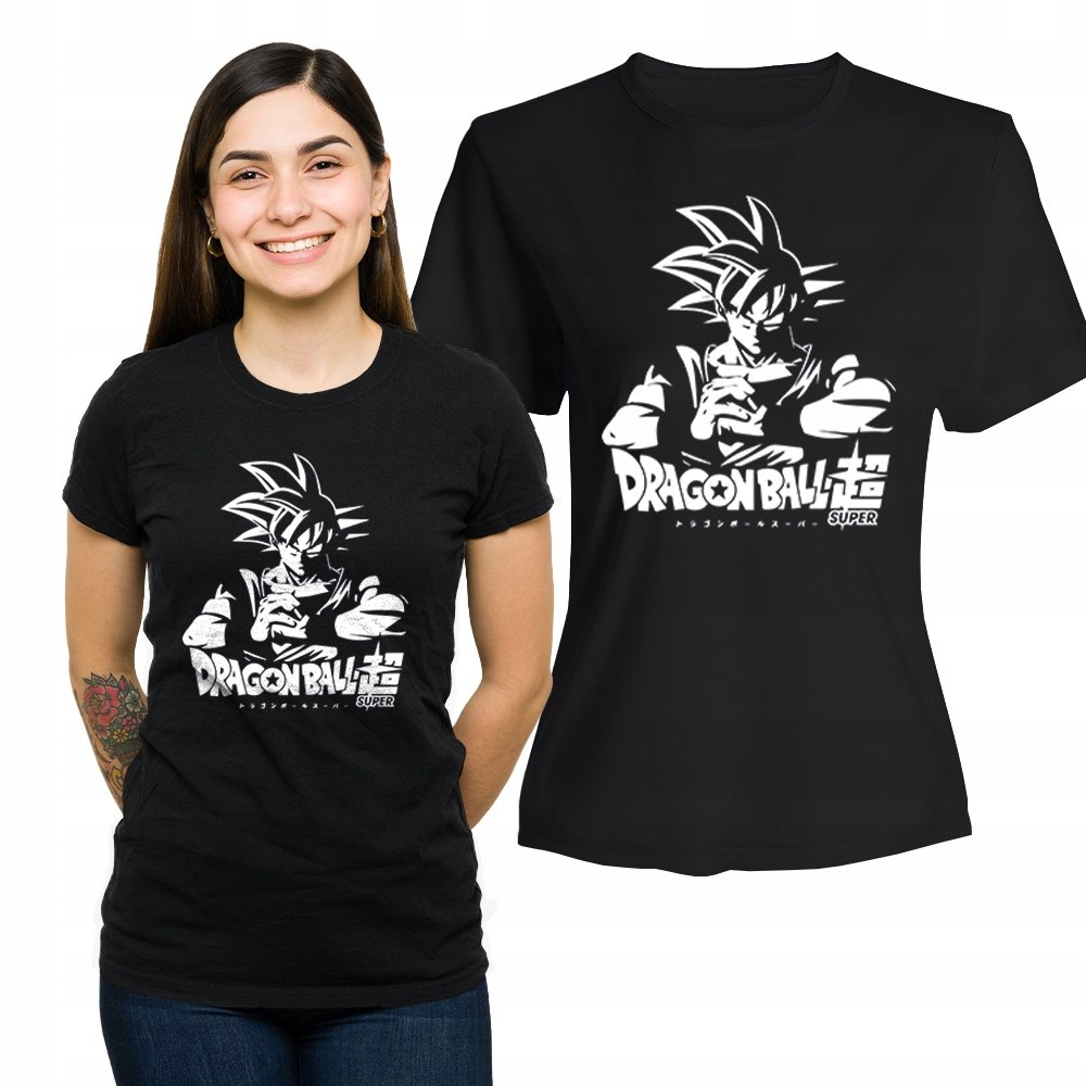 Koszulka Damska Z Nadrukiem T Shirt Na Prezent Dragon Ball Xxl