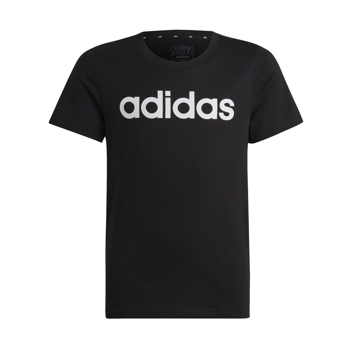 Koszulka dziewczęca adidas ESSENTIALS SLIM FIT czarna IC3149 140