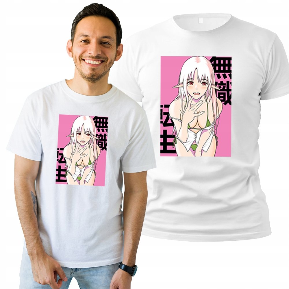 Koszulka M Ska Z Nadrukiem T Shirt Prezent Anime Mushoku Tensei S