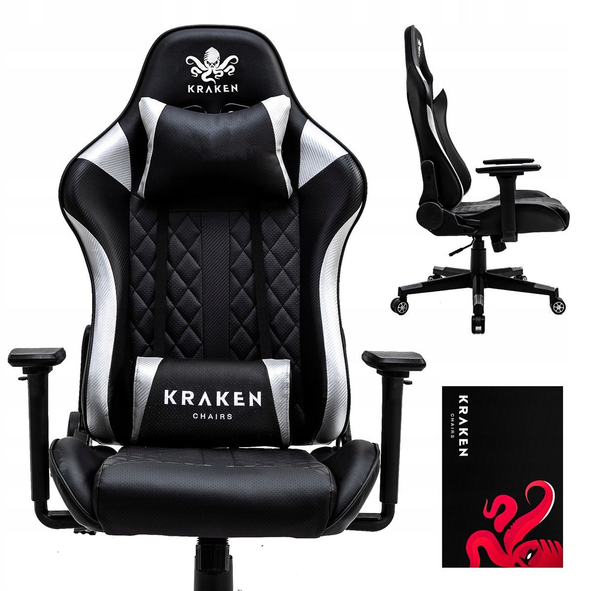 Kraken Chairs Fotel Biurowy Obrotowy Gamingowy Krzesło Do Biurka