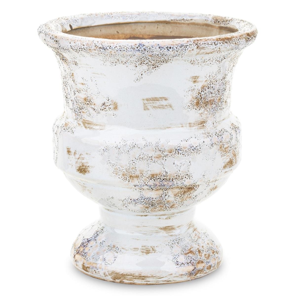 Kremowa ceramiczna osłonka na doniczkę Taza Ø15 cm Duwen Sklep