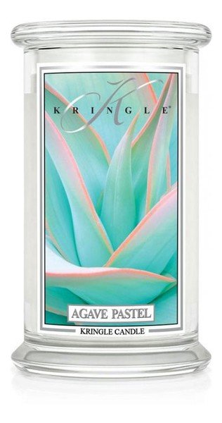 Kringle Candle Du A Wieca Zapachowa Z Dwoma Knotami Agave Pastel G