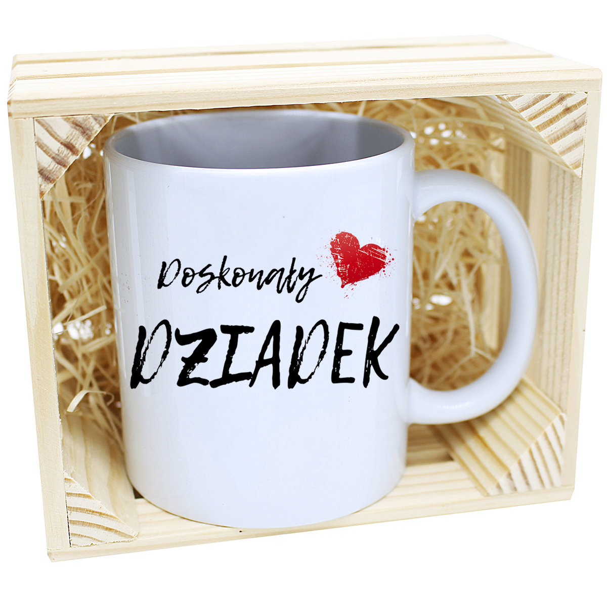 Kubek Ceramiczny Dla Dziadka W Skrzynce J W Bia Y J W Sklep Empik