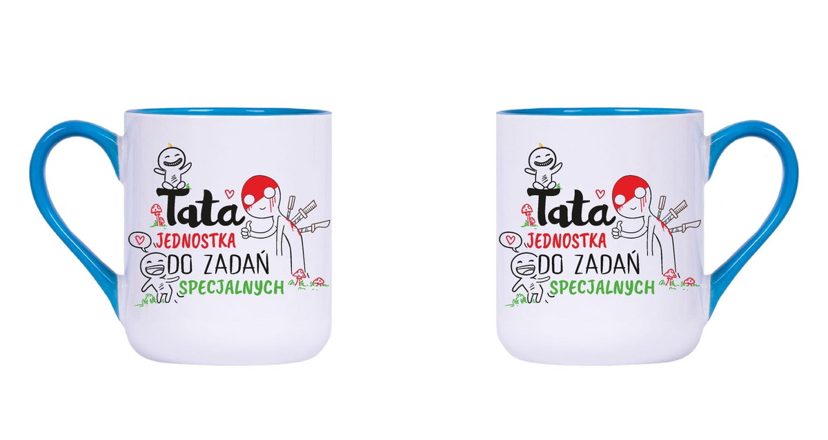 Kubek ceramiczny Dla Taty Tata Do Zadań Specjalnych 6 300 ml