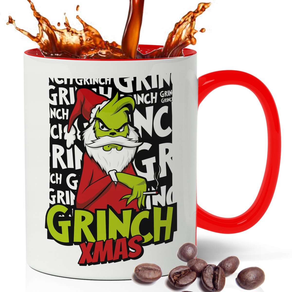 Kubek Ceramiczny Prezent Na Miko Aja Wi Ta Grinch Xmas Wzory Ml