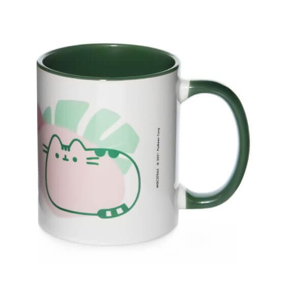 Kubek ceramiczny Pusheen Tropical Green Z Wypełnieniem Pyramid