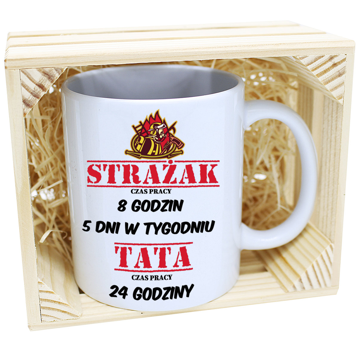 Kubek ceramiczny W Skrzynce Na Prezent Dzień Ojca Taty Tata 330ml J W