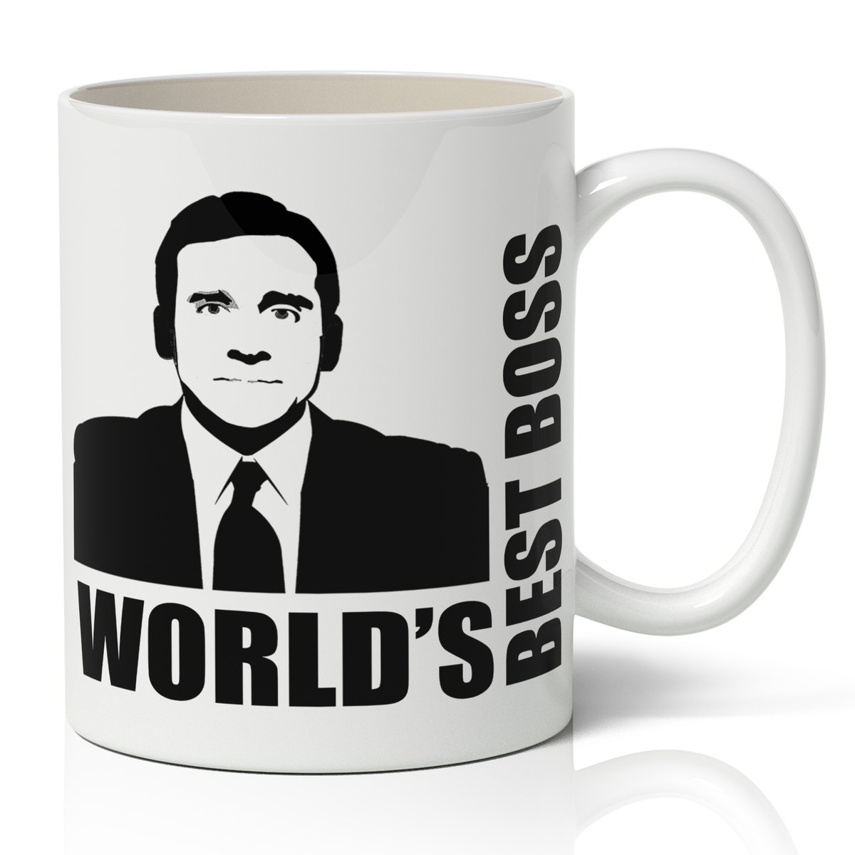 Kubek ceramiczny World s Best BOSS Prezent wzór THE OFFICE 06 330 ml