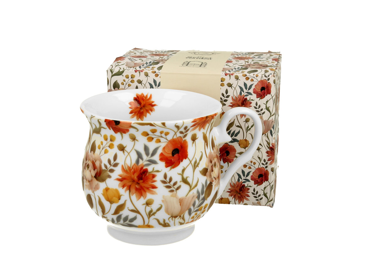 Kubek Do Kawy I Herbaty Porcelanowy Duo Retro Summer Flowers Ml