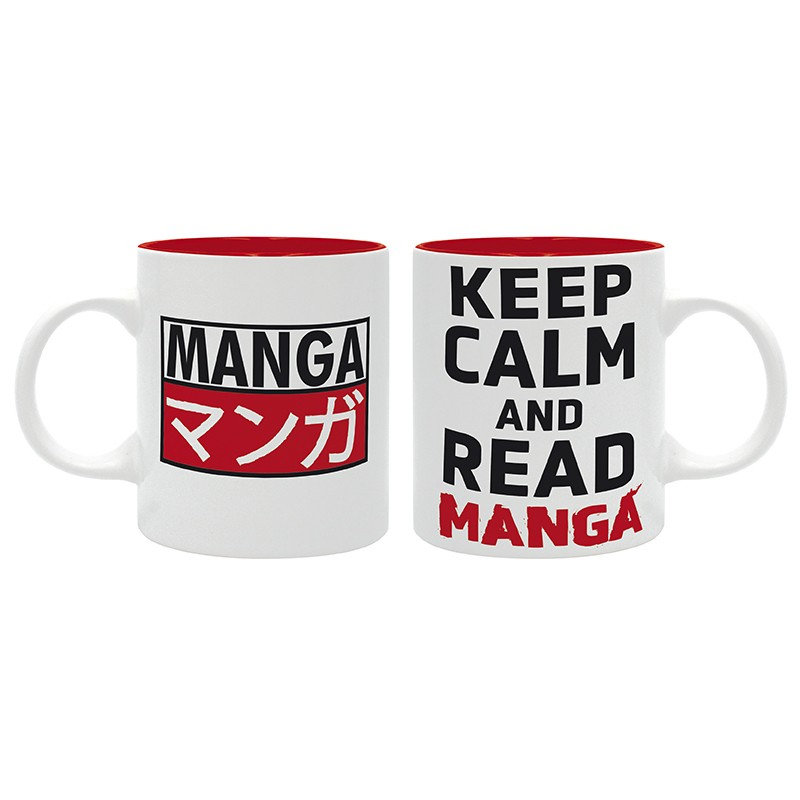 Kubek Keep Calm And Read Manga 320Ml Asian Art ABYstyle Sklep