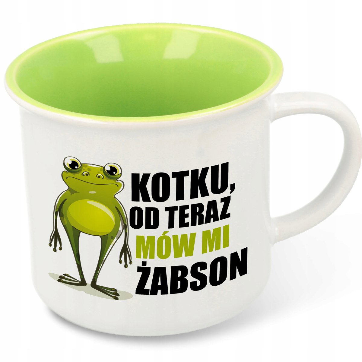 Kubek porcelanowy RETRO ŻABA Prezent Wzory DODATKOWO 250ml Inna