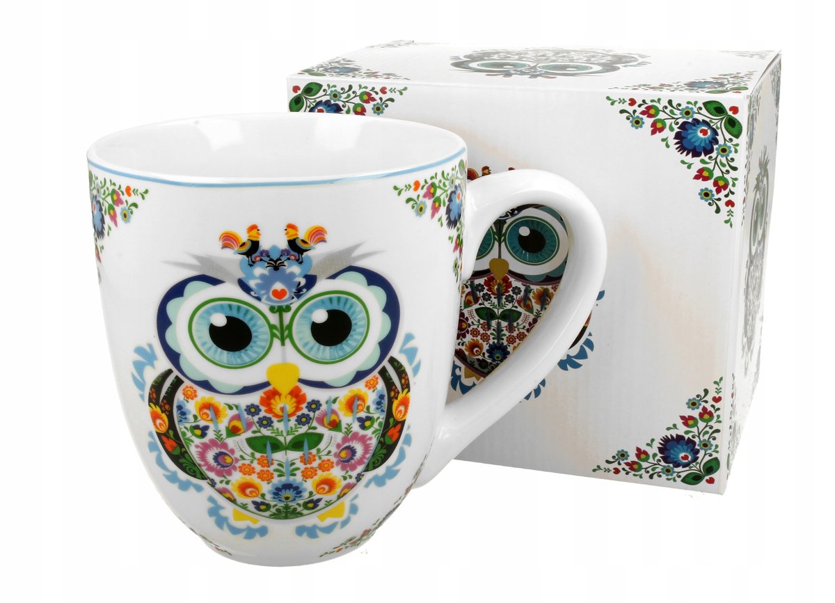 Kubek Porcelanowy Xxl Sowa Etno Duo L Duo Gift Duo Sklep Empik