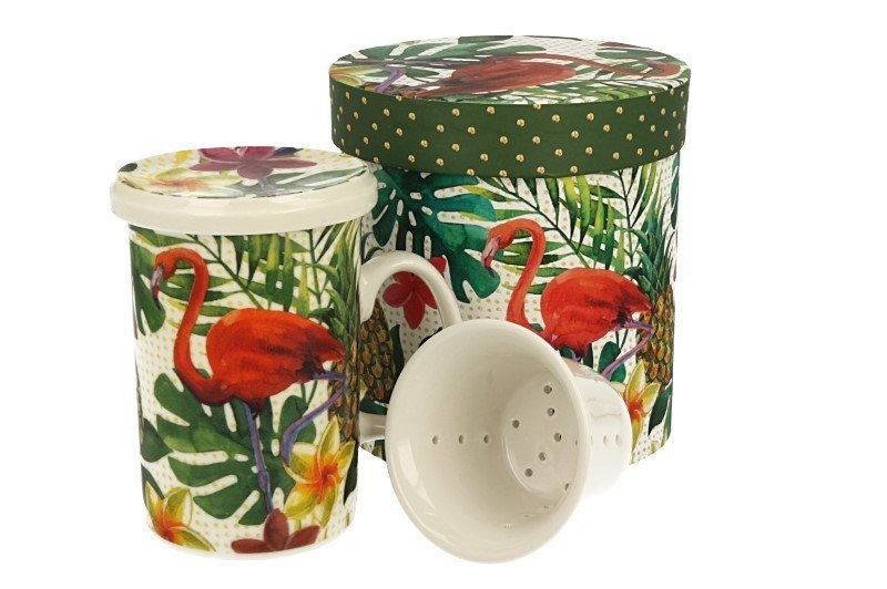 Kubek Porcelanowy Z Zaparzaczem Flaming Ml Duo Gift Duo Gift