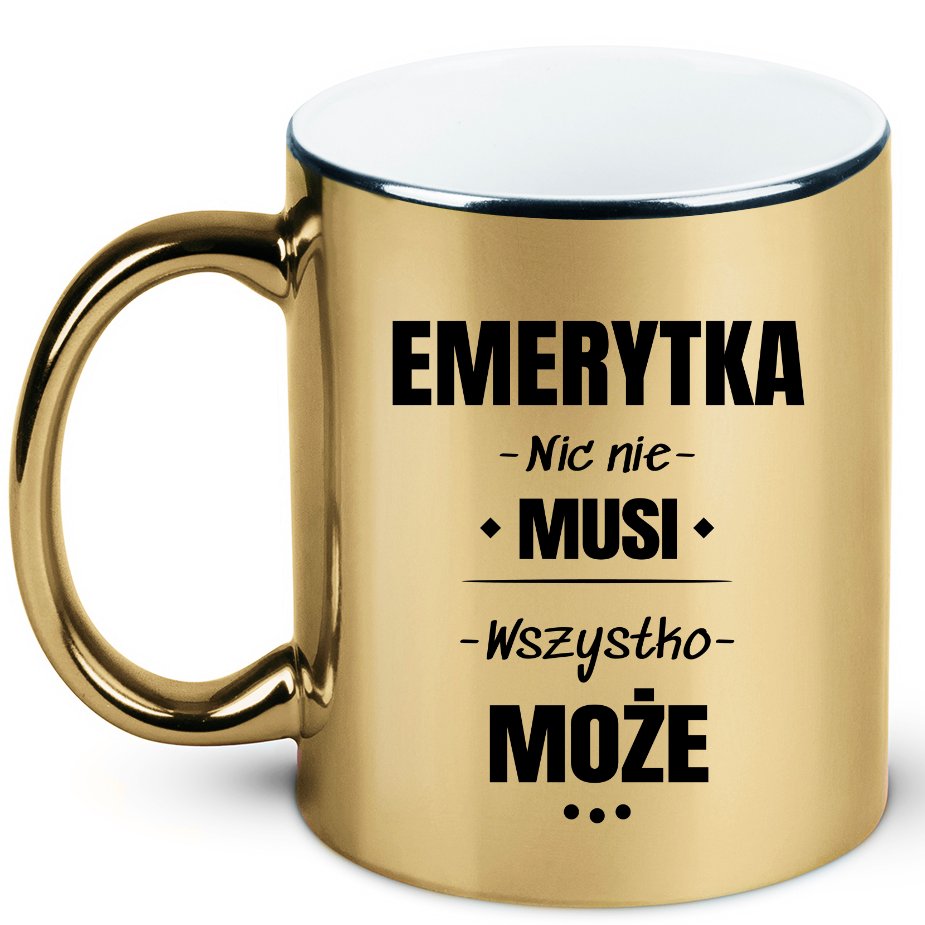 Kubek Z Oty Prezent Dla Emerytki Po Egnanie Przej Cie Na Emerytur