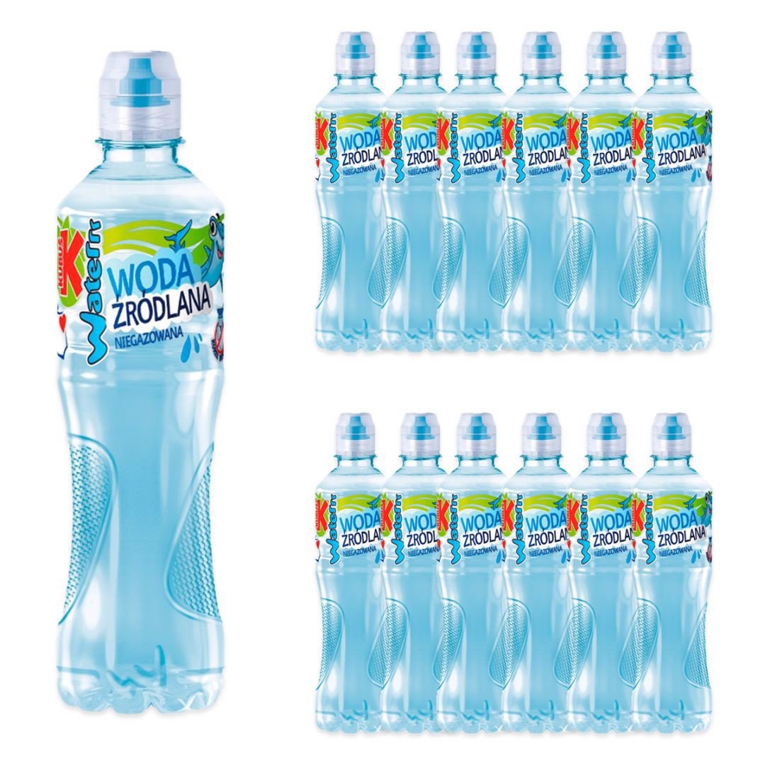 Kubuś Waterrr Woda niegazowana 500 ml x 12 sztuk Kubuś Sklep EMPIK