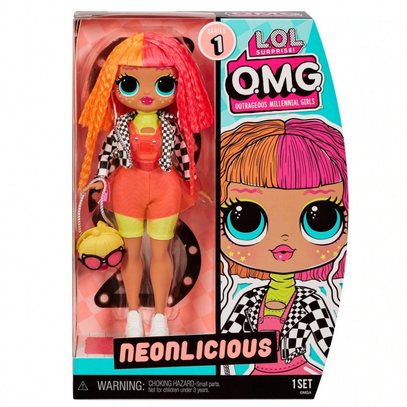 L O L Surprise OMG Mini Lalka Core Doll Series Neonlicious L O L