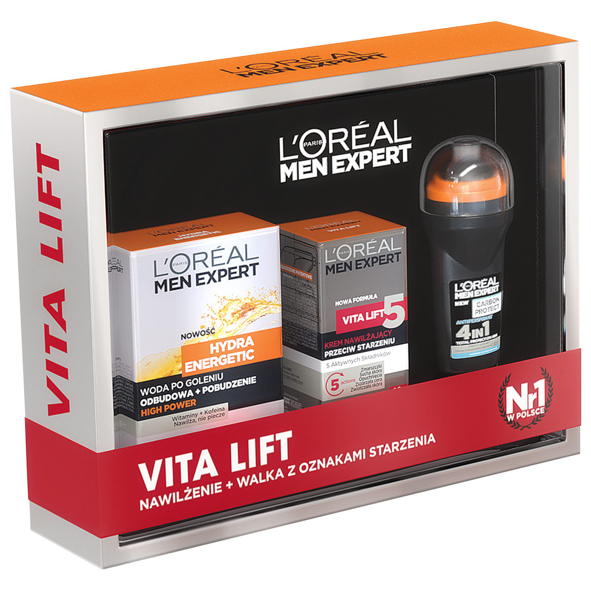 L oreal Paris Men Expert Vita Lift zestaw kosmetyków 3 szt Sklep