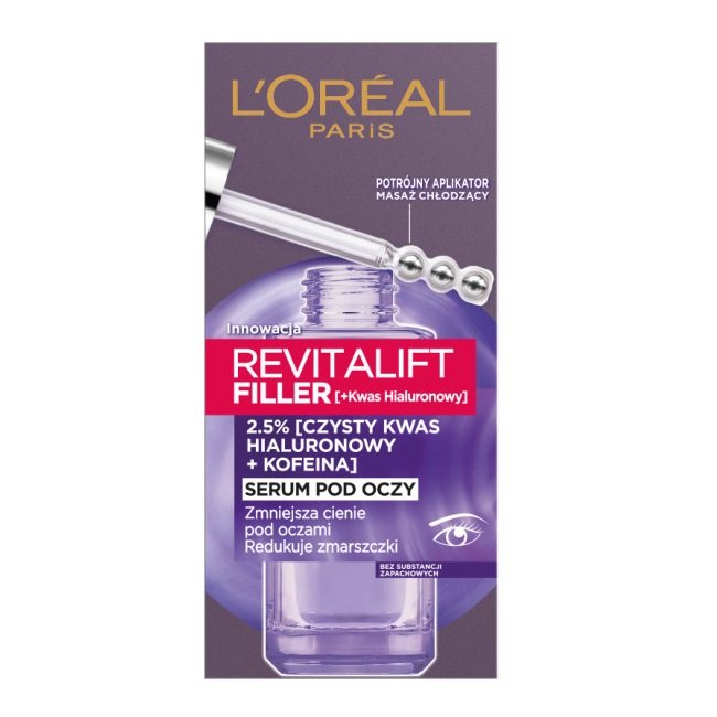 L Oreal Paris Revitalift Filler Kwas Hialuronowy Serum Pod Oczy