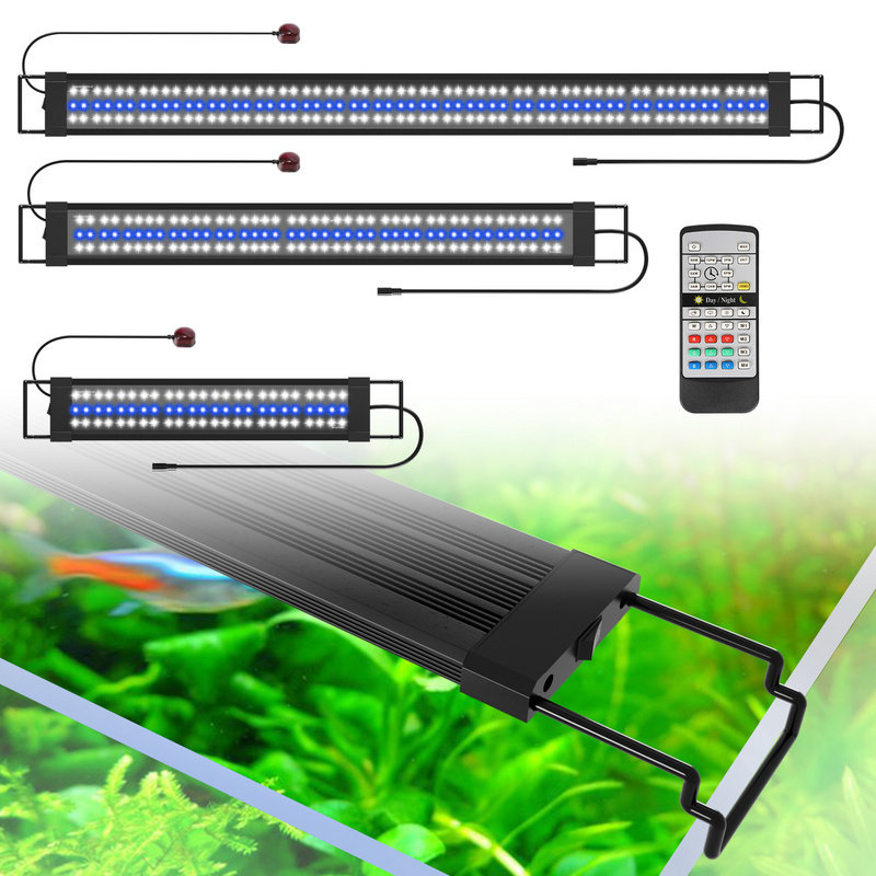 Lampa akwariowa LED oświetlenie zbiornika ściemniane oświetlenie z