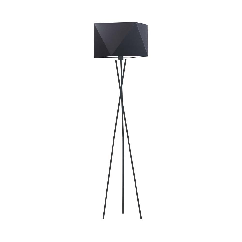 Lampa podłogowa LYSNE Dakar 60 W E27 czarna 164x45 cm LYSNE