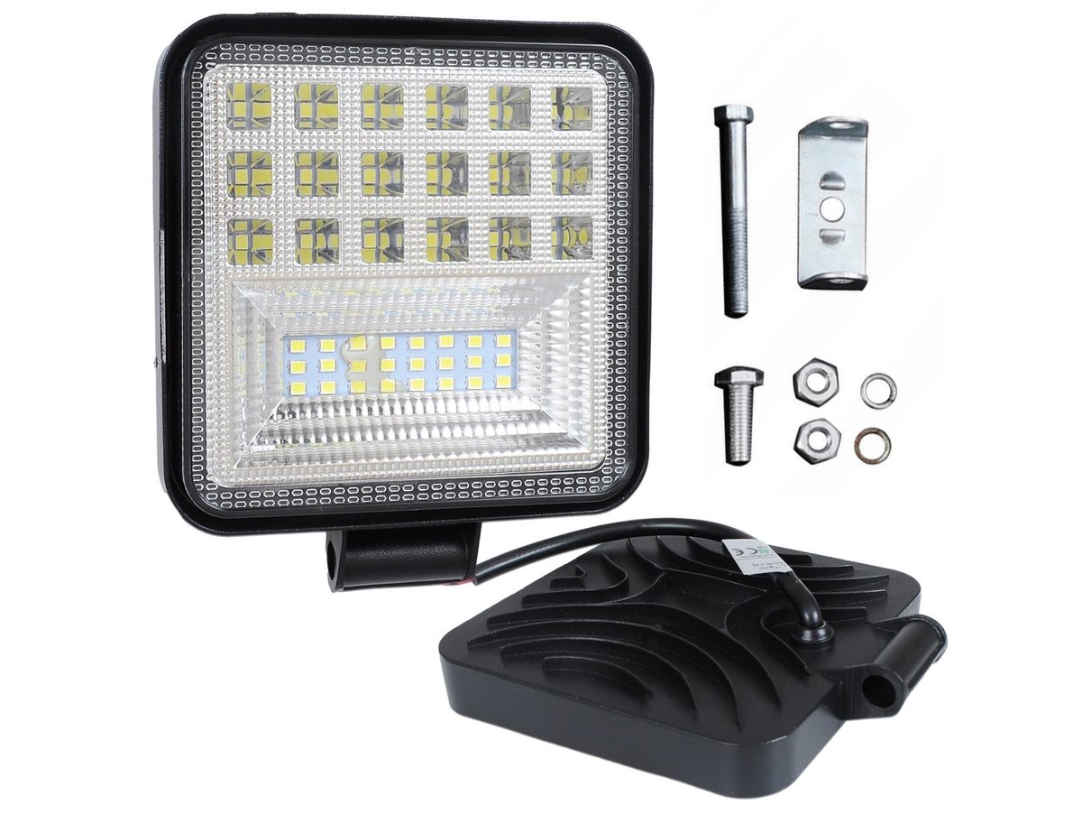 Lampa Robocza Led Panel Halogen 126W 12V 24V Cree PrzydaSie Pl