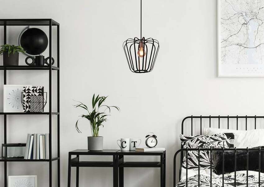 Lampa Wisz Ca Czarna Metalowa Loft W E Jonas Candellux