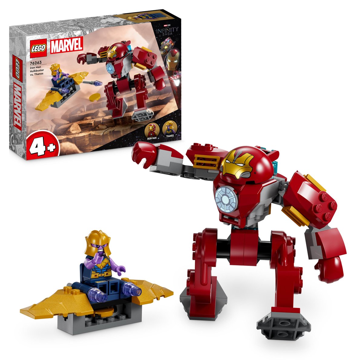 LEGO Marvel Klocki Hulkbuster Iron Mana Vs Thanos 76263 LEGO