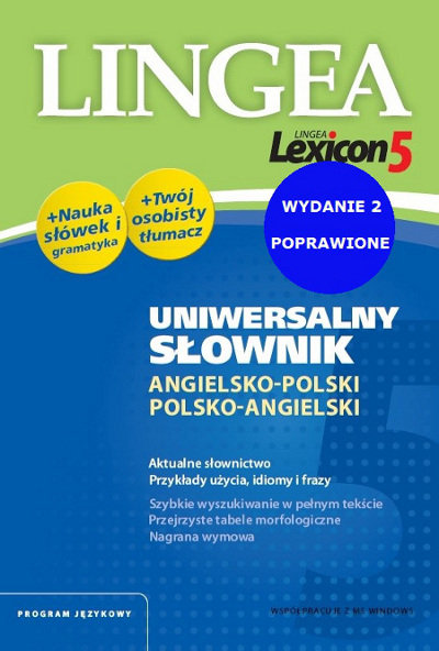 Lexicon 5 Uniwersalny słownik angielsko polski polsko angielski CD