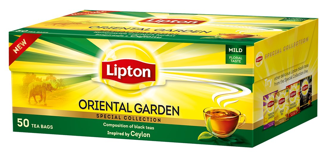 Lipton Oriental Garden Herbata Czarna 90 G 50 Torebek Lipton