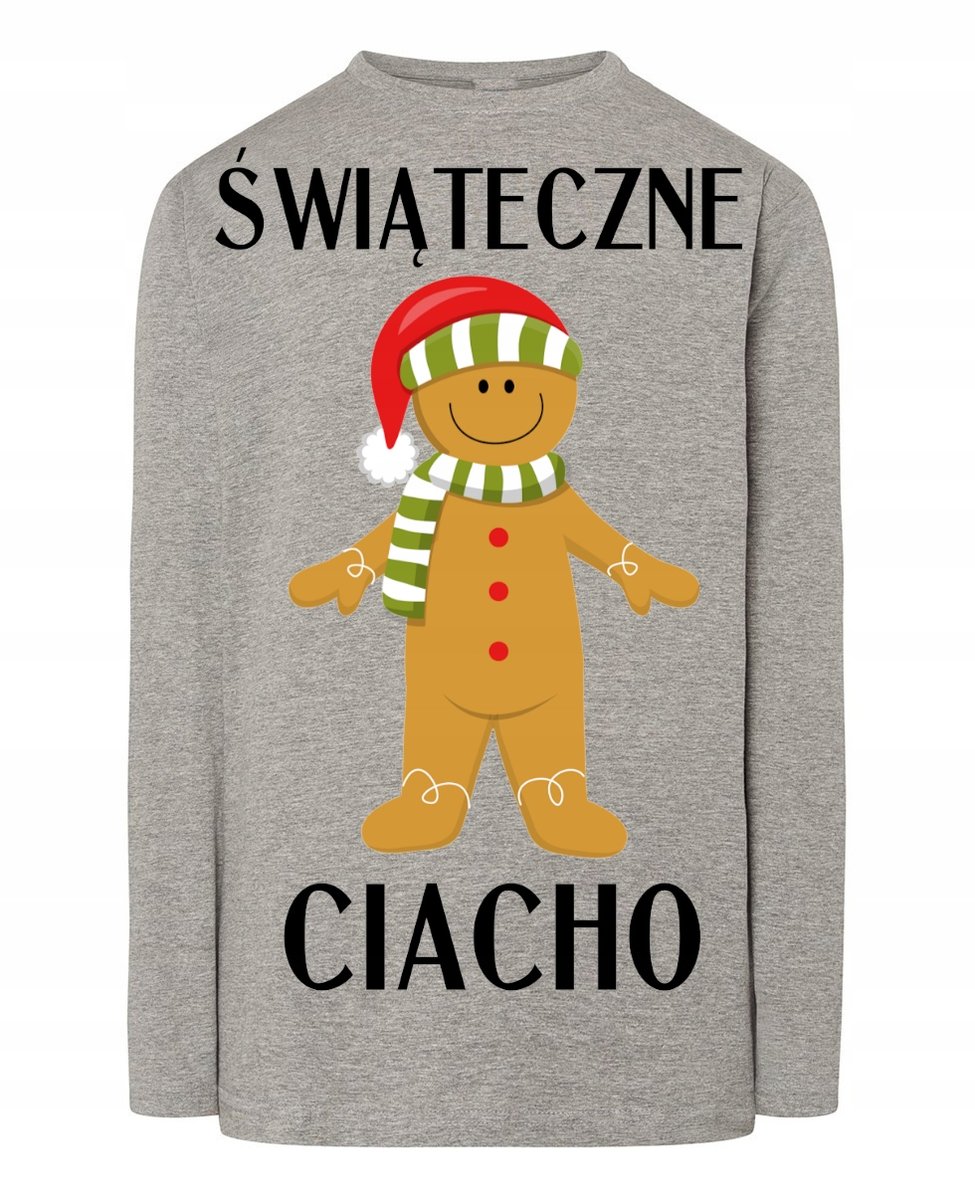 Longsleeve nadruk Świąteczne ciacho Rozm L Inna marka Moda Sklep