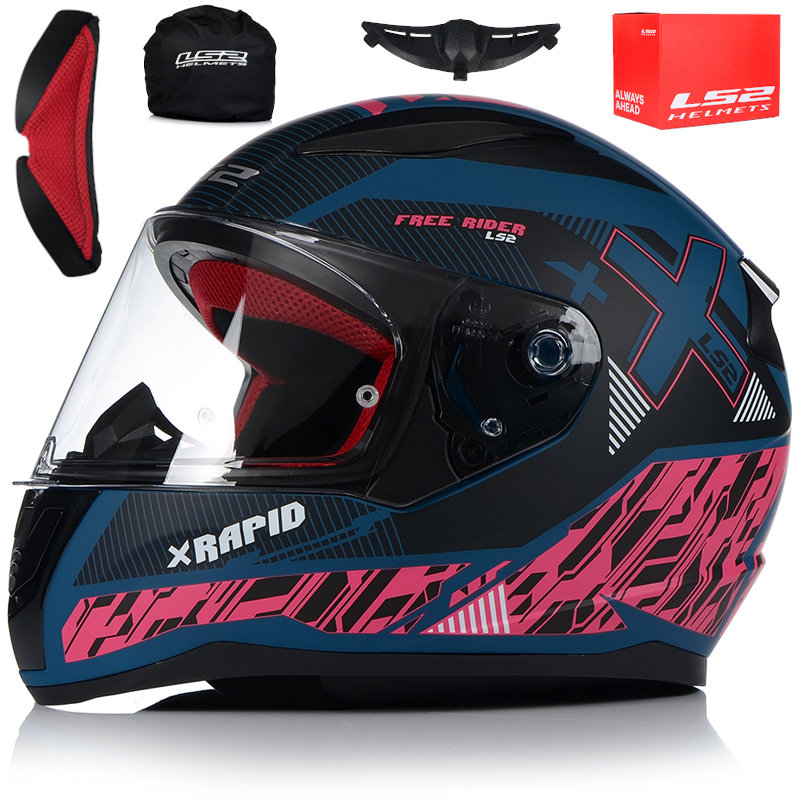 Ls2 Ff353 Rapid Naughty Black Kask Motocyklowy R L LS2 Motoryzacja