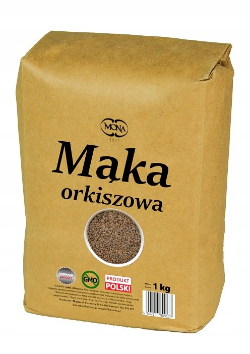 Mąka Orkiszowa Pełnoziarnista Premium 5 Kg Mona MONA Sklep EMPIK