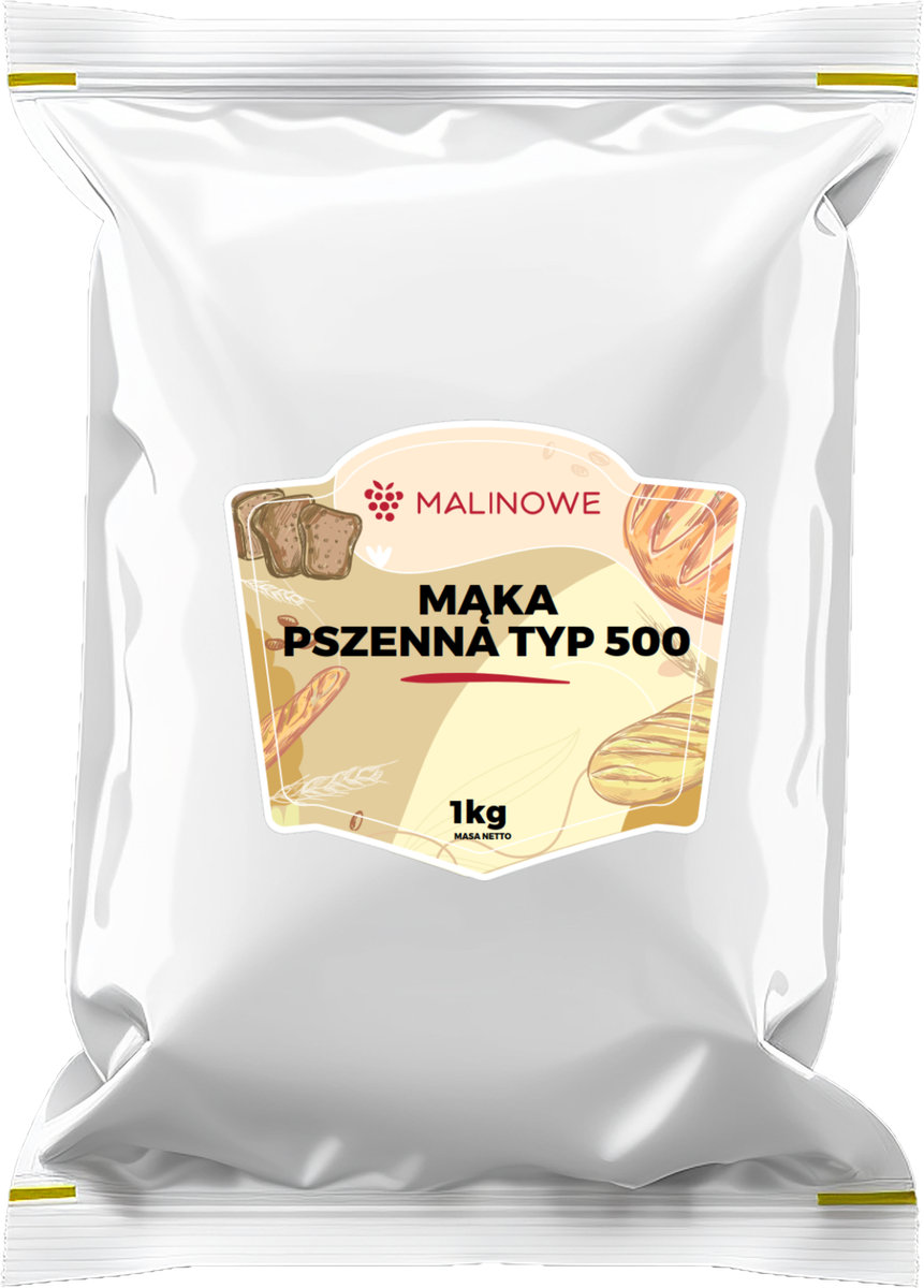 Mąka pszenna typ 500 1kg Malinowe Sklep EMPIK