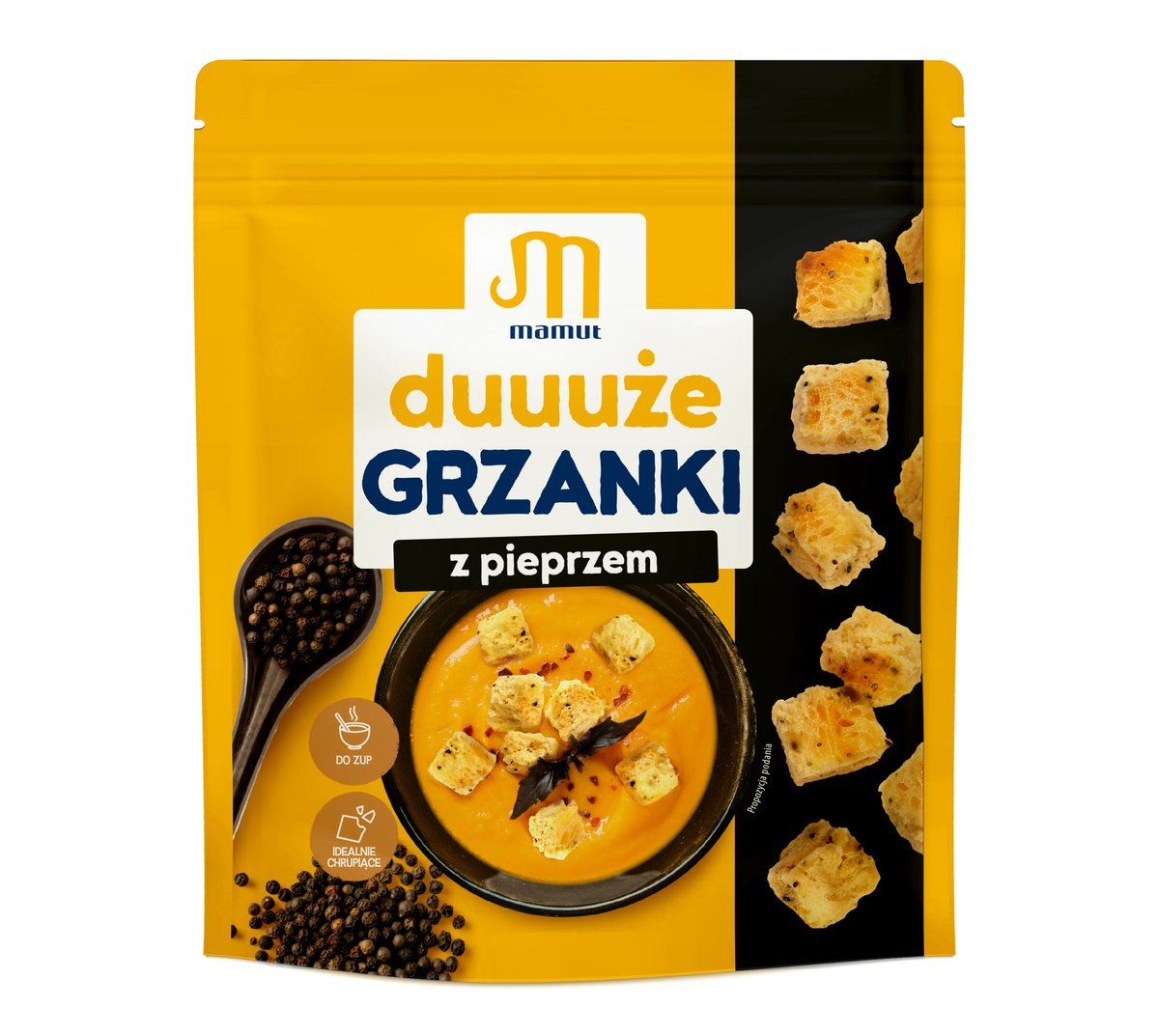 Mamut Grzanki duuuże z pieprzem 110 g Mamut Sklep EMPIK