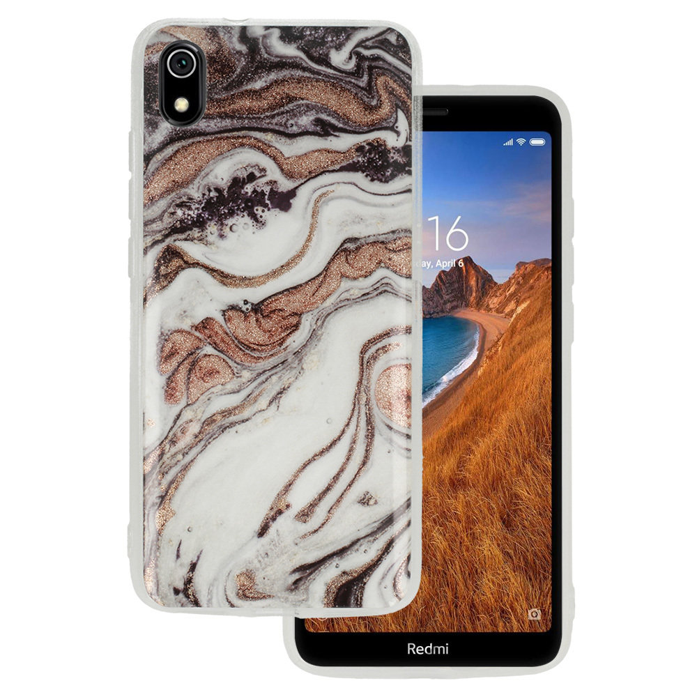 Marble Glitter Case do Xiaomi Redmi 7A Wzór 1 Inna marka Sklep