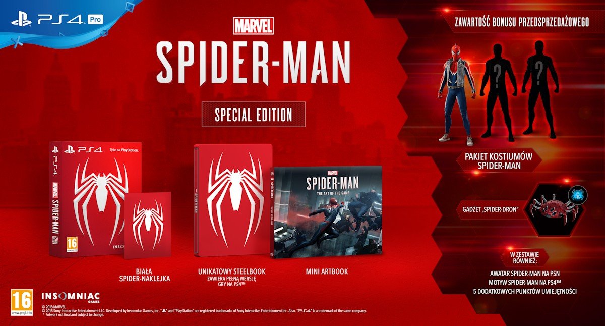 Marvel S Spider Man Edycja Specjalna Insomniac Games Gry I