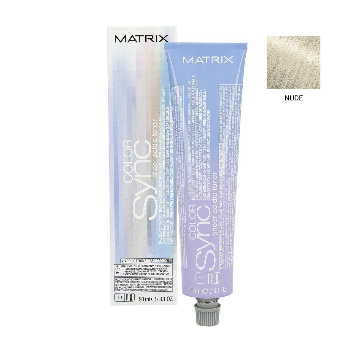 Matrix Color Sheer Acidic Toner Kwasowy Do Koloryzacji W Os W Nude