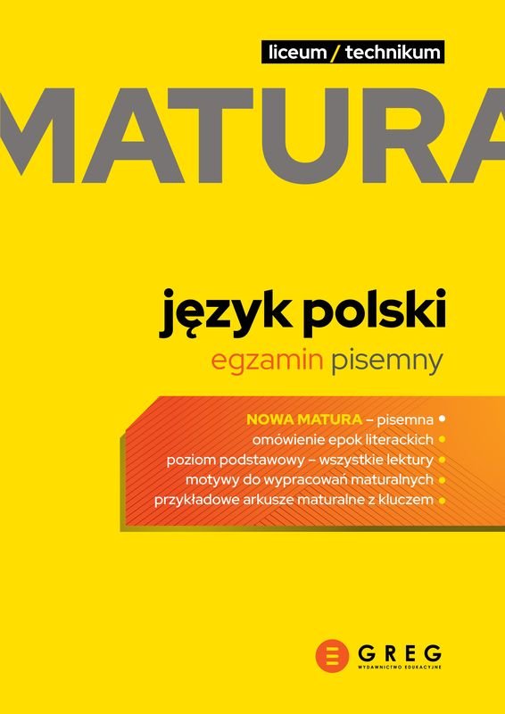 Matura język polski Repetytorium maturalne Liceum i technikum