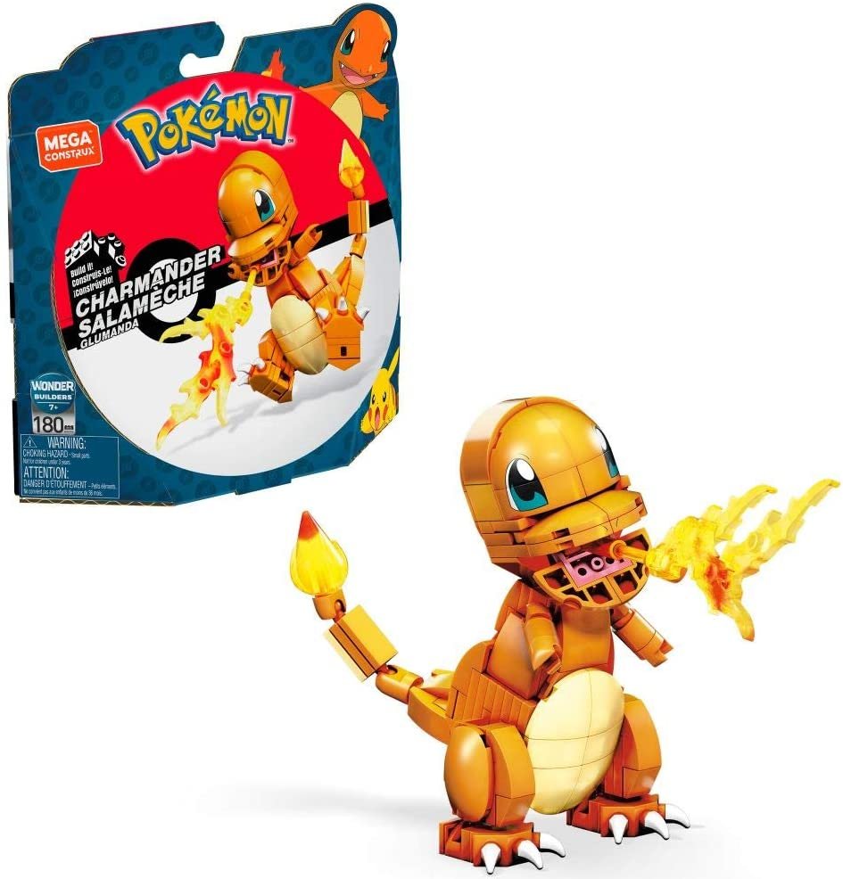 Mega Construx Zestaw Klock W Figurka Pokemon Charmander Mattel