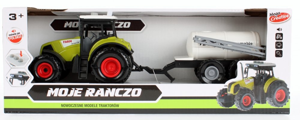 Mega Creative Traktor Z Akcesoriami Moje Ranczo Mega