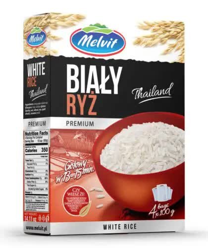 Melvit Ryż Biały 4x100g Melvit Sklep EMPIK