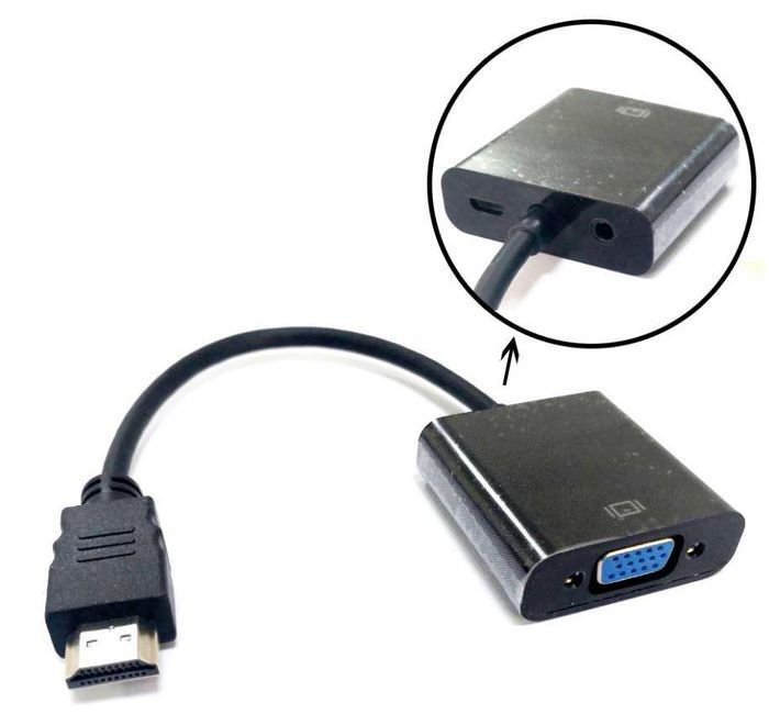 Microconnect Hdmi To Vga Converter Supporting Audio Microconnect