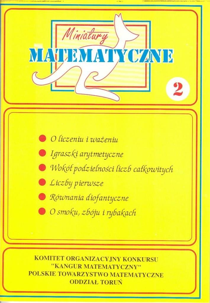 Miniatury Matematyczne Sp O Liczeniu I Wa Eniu Opracowanie