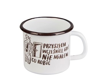 Miś, Kubek emaliowany, Przyszłem wcześniej, 275 ml - Empik