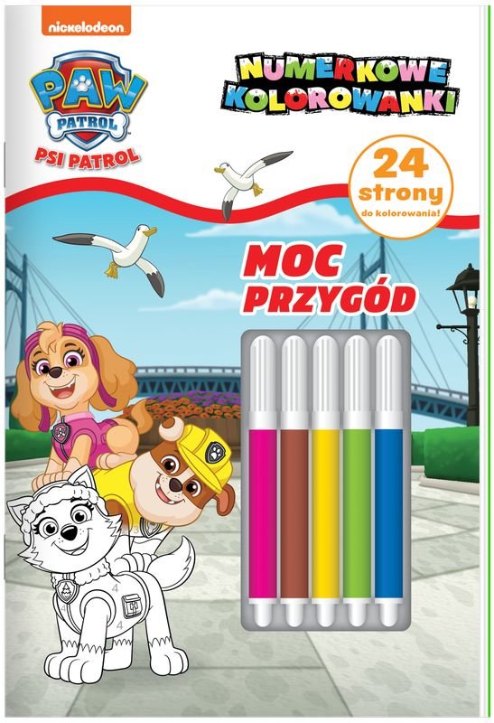 Moc Przyg D Psi Patrol Numerkowe Kolorowanki Opracowanie Zbiorowe