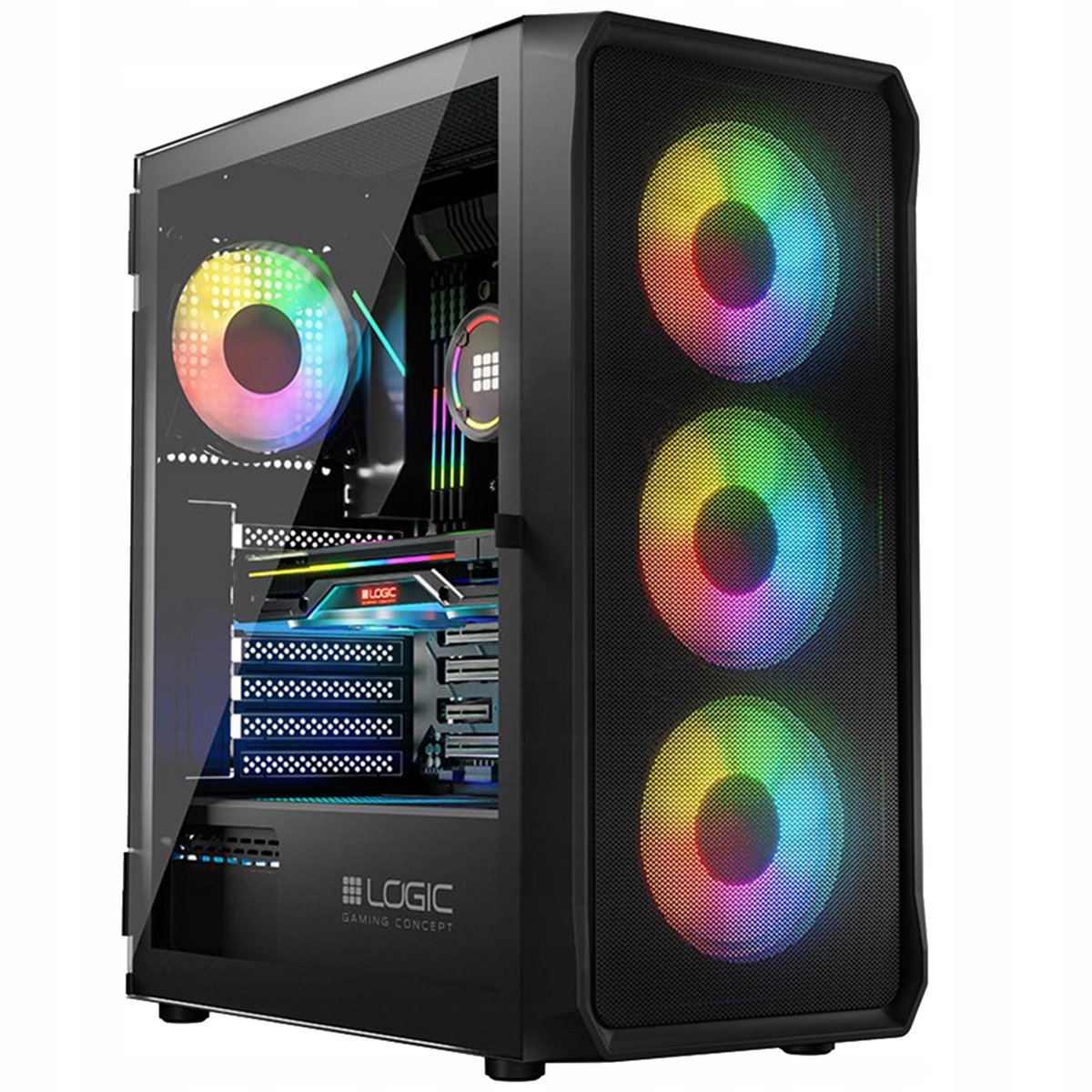 MOCNY KOMPUTER DO GIER Ryzen 7 RTX 3050 1TB SSD 32GB RAM 4xARGB WINDOWS