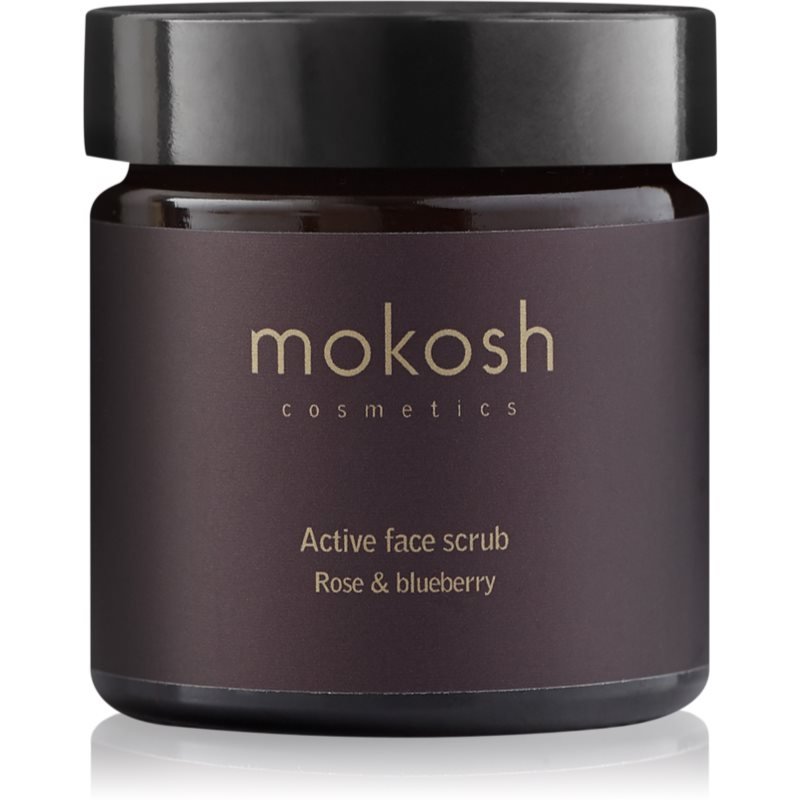 Mokosh Rose Blueberry nawilżający peeling do twarzy 60 ml Sklep