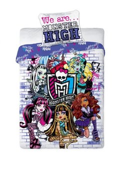 Monster High, Komplet pościeli, 160x200 cm - Faro