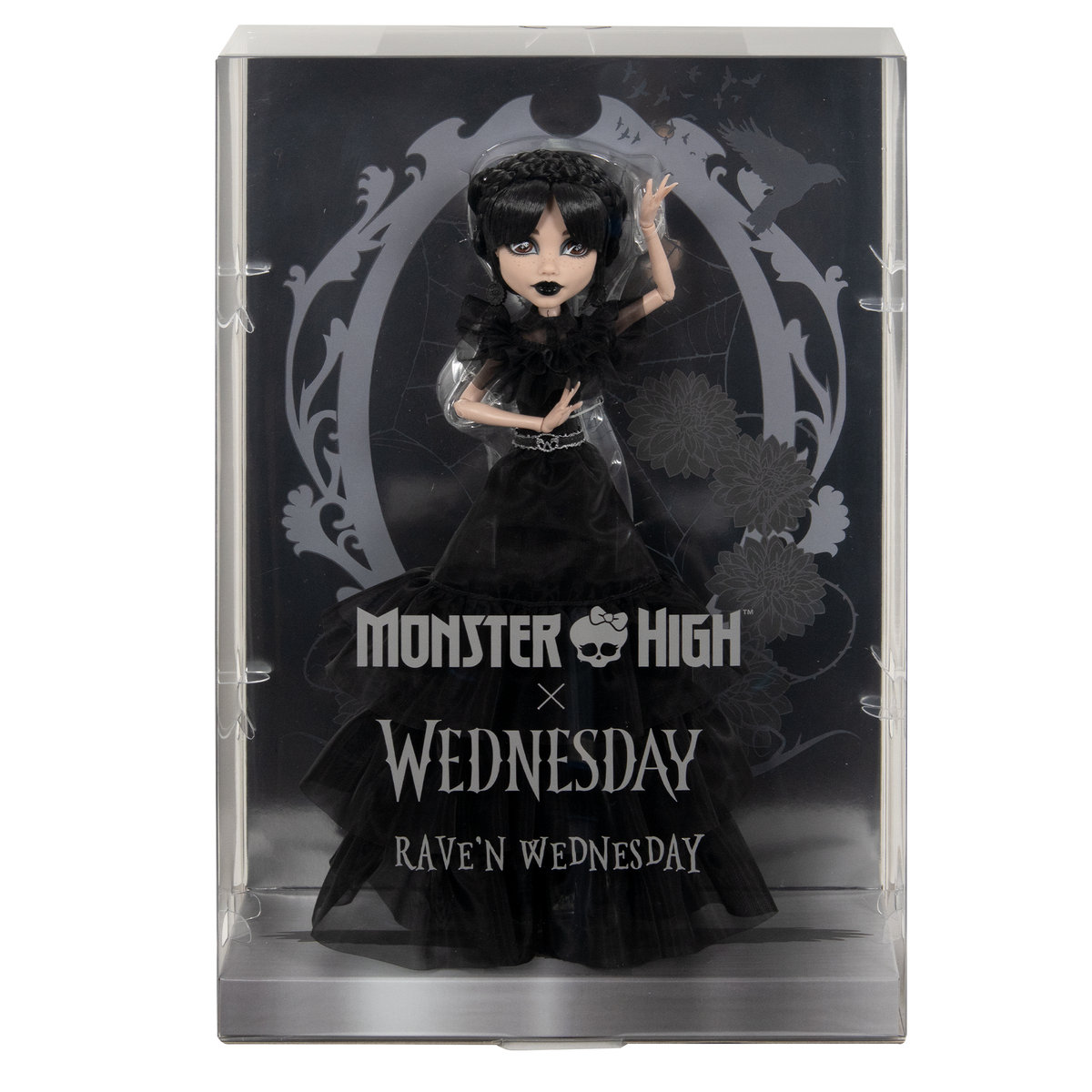 Monster High X Wednesday Rave N Balowa Sukienka Lalka Hxj Mattel